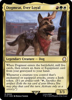 Dogmeat, Ever Loyal card from Universes Beyond: Fallout