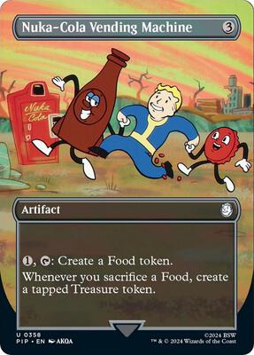Nuka-Cola Vending Machine (Borderless) card from Universes Beyond: Fallout