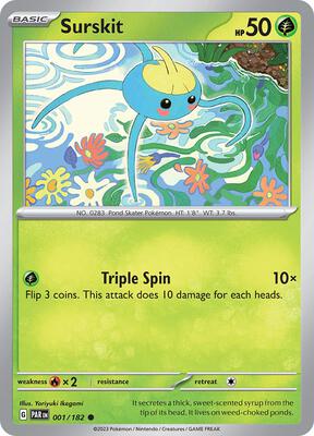 Surskit card from SV04: Paradox Rift