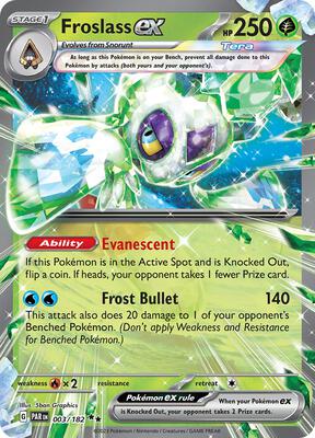 Froslass ex - 003/182 card from SV04: Paradox Rift