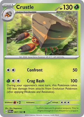 Crustle - 007/182 card from SV04: Paradox Rift