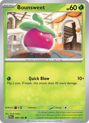 Bounsweet card from SV04: Paradox Rift