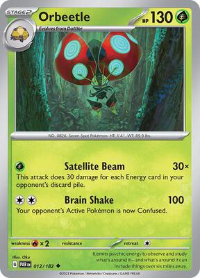 Orbeetle card from SV04: Paradox Rift