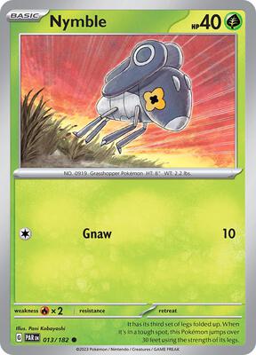 Nymble - 013/182 card from SV04: Paradox Rift