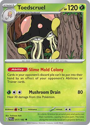 Toedscruel - 017/182 card from SV04: Paradox Rift