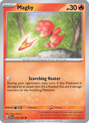 Magby - 019/182 card from SV04: Paradox Rift