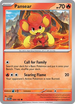Pansear card from SV04: Paradox Rift