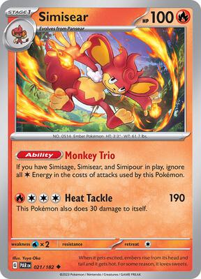 Simisear card from SV04: Paradox Rift
