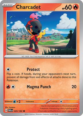 Charcadet - 025/182 card from SV04: Paradox Rift