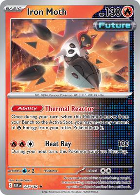 Iron Moth - 028/182 card from SV04: Paradox Rift