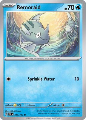 Remoraid card from SV04: Paradox Rift
