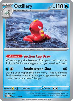 Octillery card from SV04: Paradox Rift