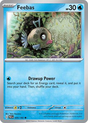 Feebas card from SV04: Paradox Rift