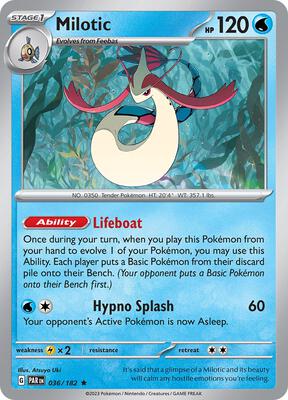 Milotic card from SV04: Paradox Rift