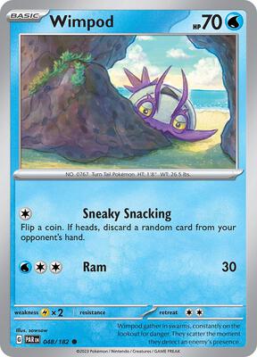 Wimpod - 048/182 card from SV04: Paradox Rift