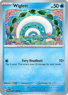 Wiglett - 051/182 card from SV04: Paradox Rift