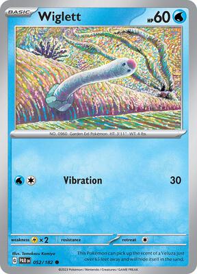 Wiglett - 052/182 card from SV04: Paradox Rift