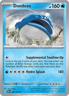 Dondozo card from SV04: Paradox Rift