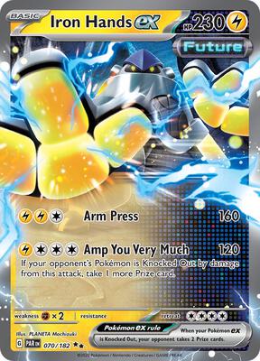 Iron Hands ex - 070/182 card from SV04: Paradox Rift