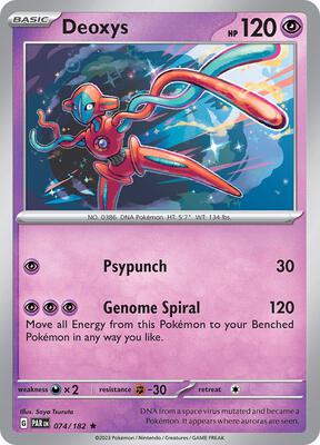 Deoxys card from SV04: Paradox Rift