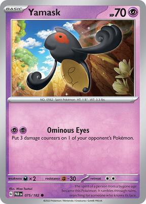 Yamask card from SV04: Paradox Rift