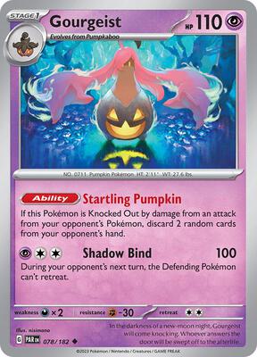 Gourgeist card from SV04: Paradox Rift