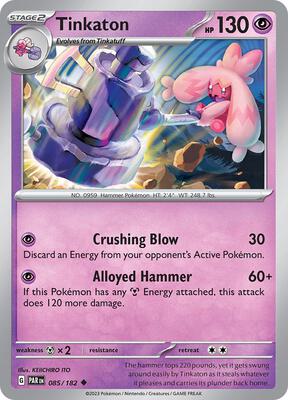 Tinkaton card from SV04: Paradox Rift