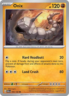 Onix card from SV04: Paradox Rift