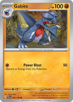 Gabite card from SV04: Paradox Rift