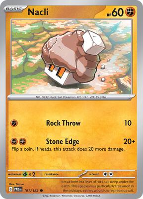 Nacli - 101/182 card from SV04: Paradox Rift