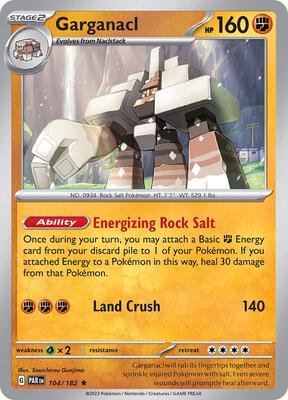 Garganacl - 104/182 card from SV04: Paradox Rift