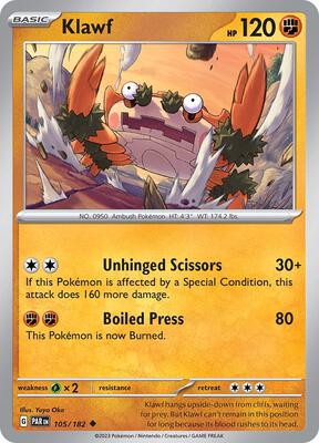 Klawf card from SV04: Paradox Rift