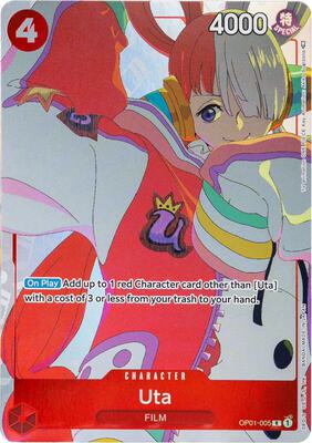 Uta (Gift Collection 2023) card from One Piece Promotion Cards