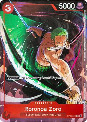 Roronoa Zoro (Gift Collection 2023) card from One Piece Promotion Cards