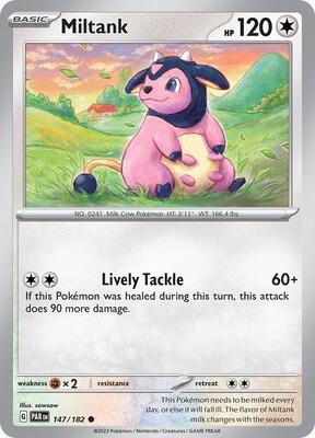Miltank card from SV04: Paradox Rift
