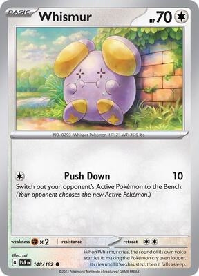 Whismur card from SV04: Paradox Rift