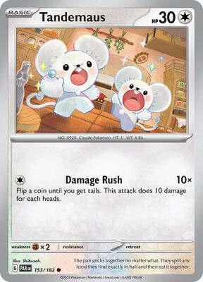 Tandemaus - 153/182 card from SV04: Paradox Rift