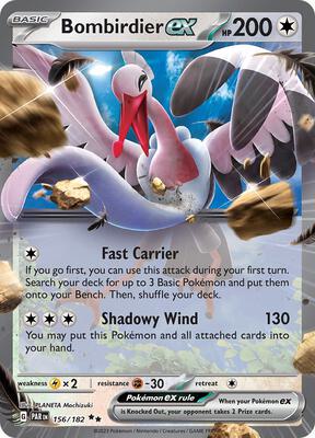 Bombirdier ex card from SV04: Paradox Rift