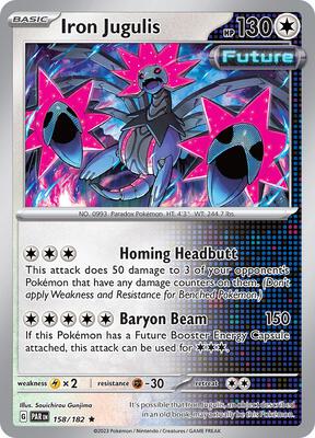 Iron Jugulis - 158/182 card from SV04: Paradox Rift