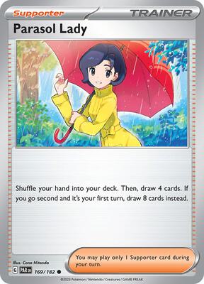 Parasol Lady card from SV04: Paradox Rift