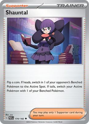Shauntal card from SV04: Paradox Rift