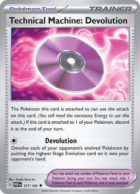 Technical Machine: Devolution card from SV04: Paradox Rift