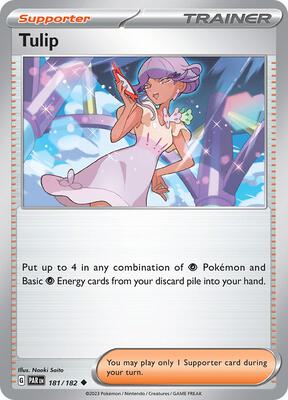 Tulip card from SV04: Paradox Rift