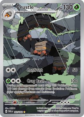 Crustle - 183/182 card from SV04: Paradox Rift