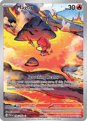 Magby - 186/182 card from SV04: Paradox Rift