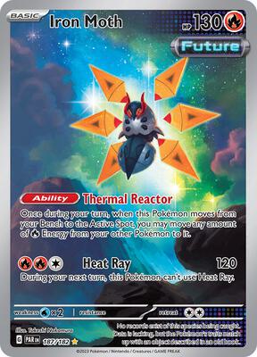 Iron Moth - 187/182 card from SV04: Paradox Rift