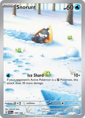 Snorunt - 188/182 card from SV04: Paradox Rift