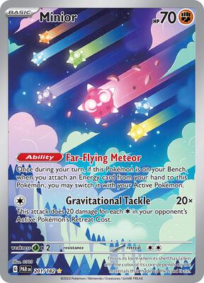 Minior - 201/182 card from SV04: Paradox Rift