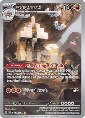 Garganacl - 202/182 card from SV04: Paradox Rift