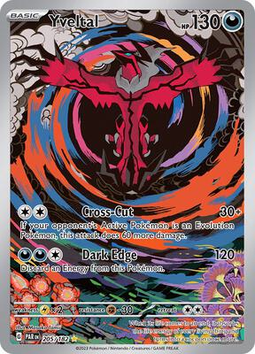 Yveltal - 205/182 card from SV04: Paradox Rift